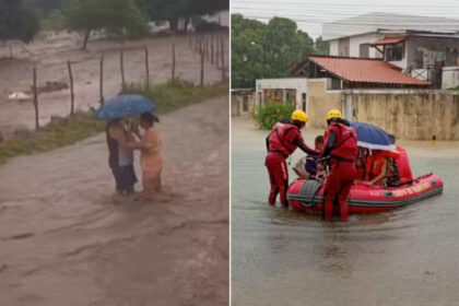 Chuvas intensas deixam cidades de Pernambuco e Paraíba em estado de emergência