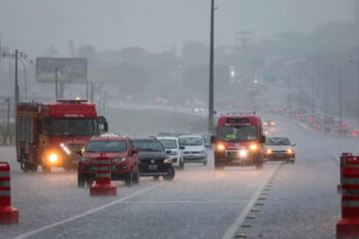 Santa Catarina entra em alerta de perigo para temporais e ventania neste sábado