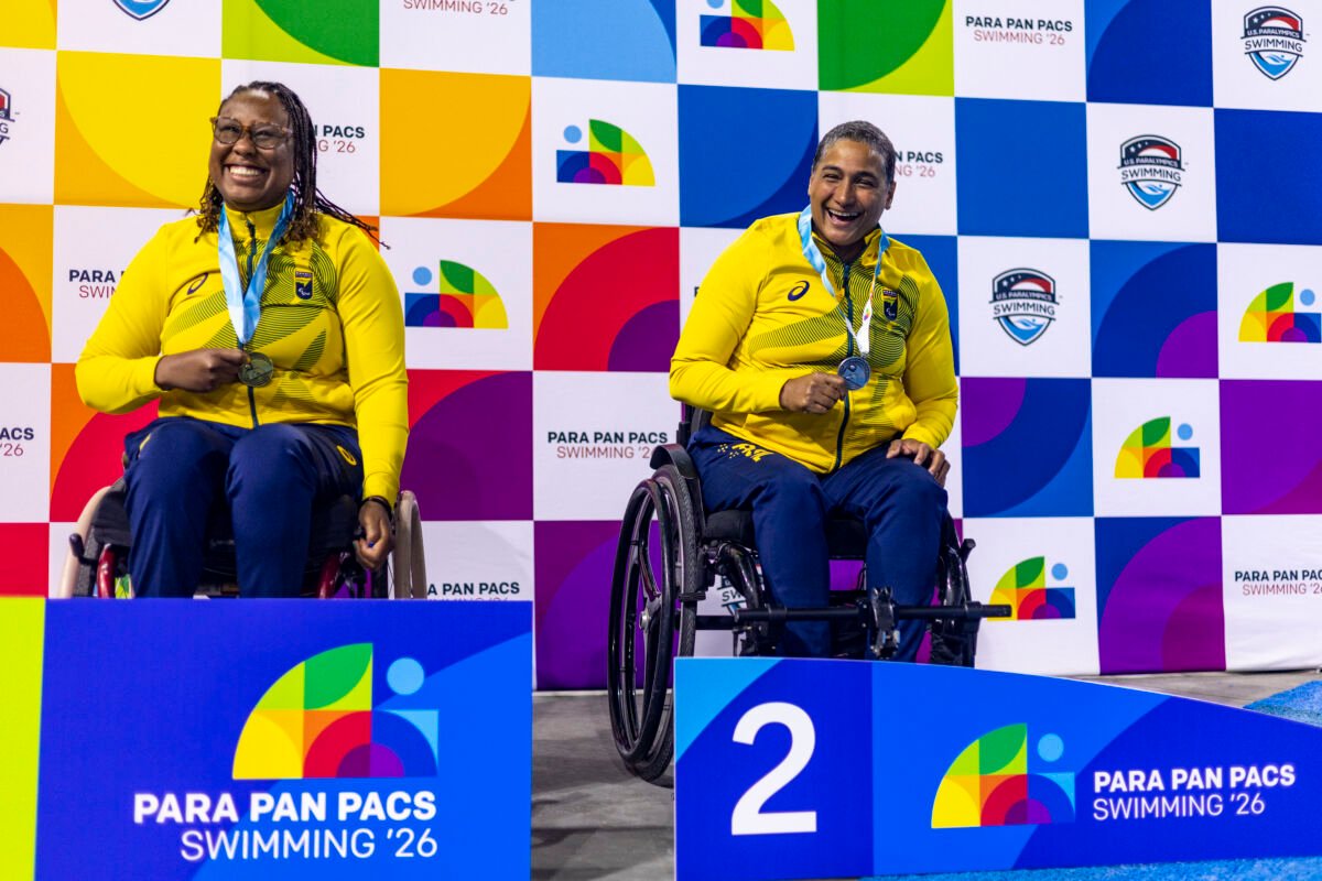 Brasil conquista quatro pódios na abertura do Parapan-Pacífico de natação nos EUA