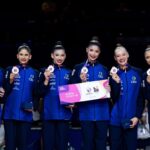 Ginástica rítmica brasileira garante vaga olímpica com bronze histórico no Mundial