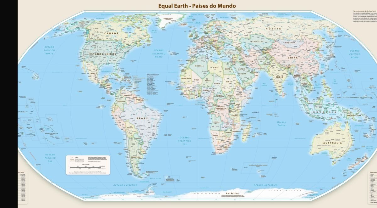 Assembleia Geral da ONU aprova mudança global na representação cartográfica dos continentes