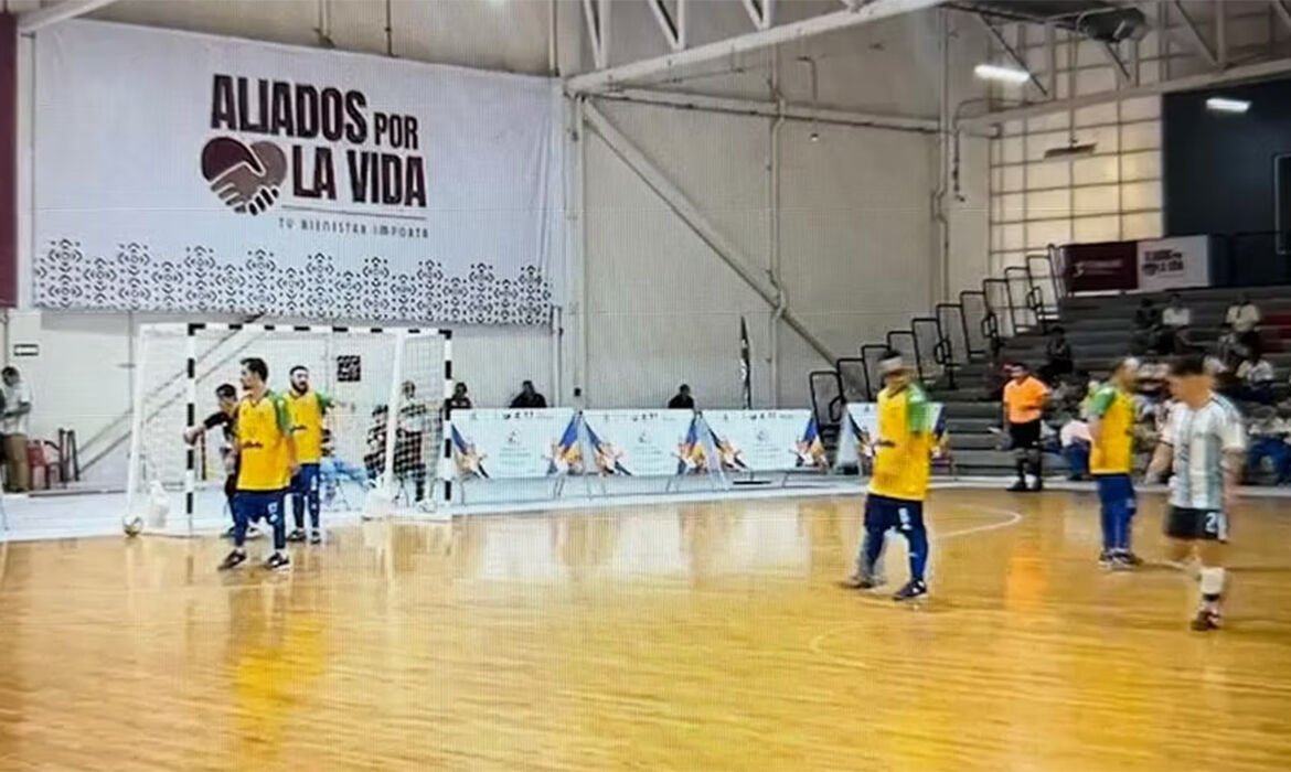 Brasil conquista o tetra mundial de futsal down após aplicar goleada histórica na Argentina