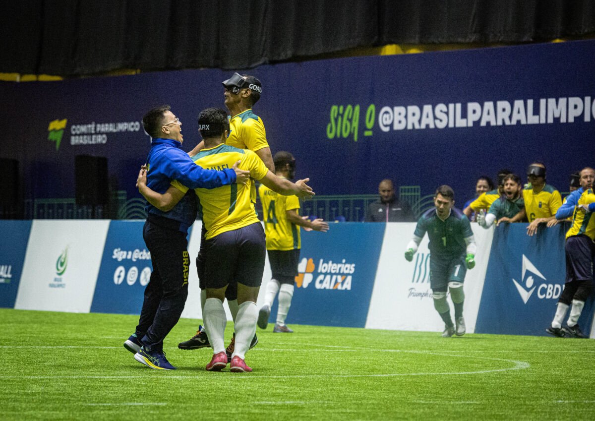 Brasil disputa título da Copa América de futebol de cegos contra a Colômbia