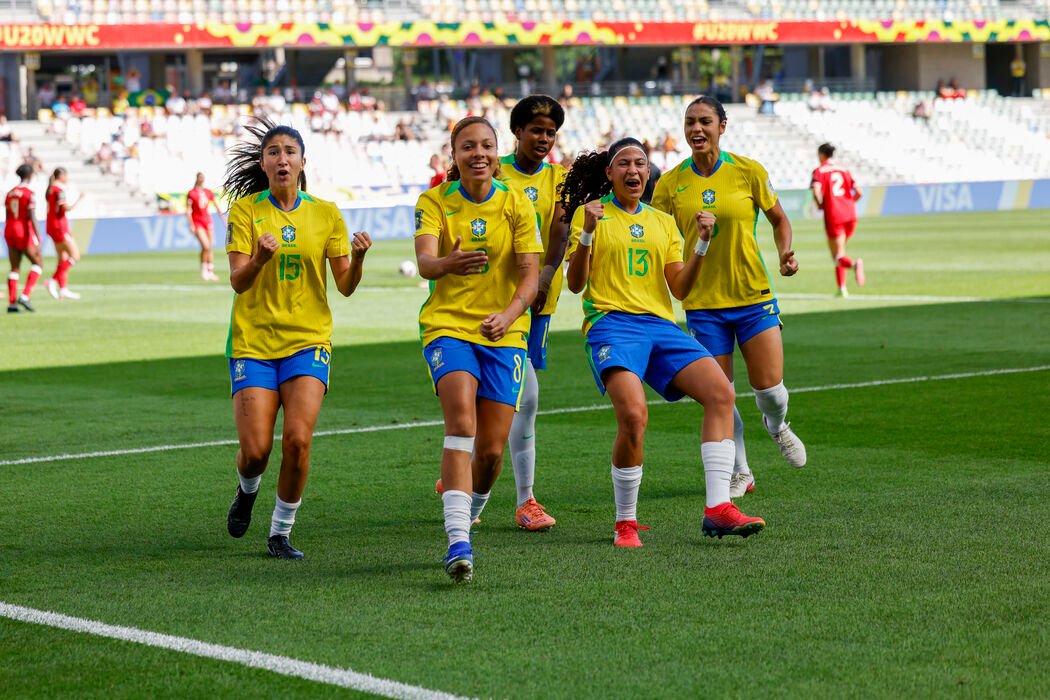 Brasil domina Canadá e garante vaga antecipada nas oitavas do Mundial Sub-20