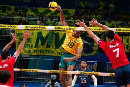 Brasil inicia caminhada no Sul-Americano de vôlei com vitória sobre o Chile no Rio
