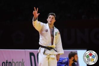 Guilherme Schimidt conquista o ouro em Budapeste e garante medalha dourada no judô