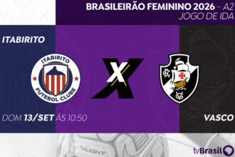 Itabirito e Vasco iniciam disputa pelo título do Brasileirão Feminino Série A2