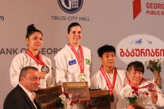 Judô paralímpico brasileiro garante três medalhas de ouro em dia histórico na Geórgia