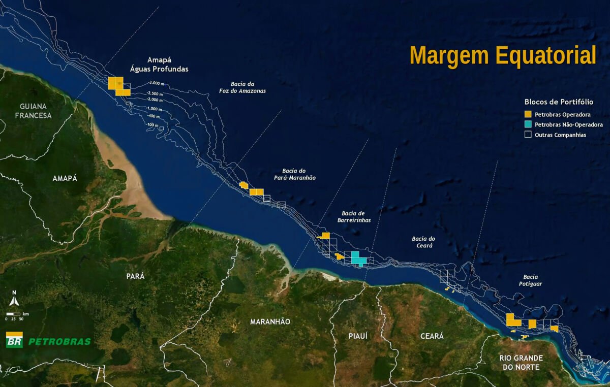 MPF recorre ao TRF1 para tentar bloquear perfuração de petróleo na bacia da Foz do Amazonas