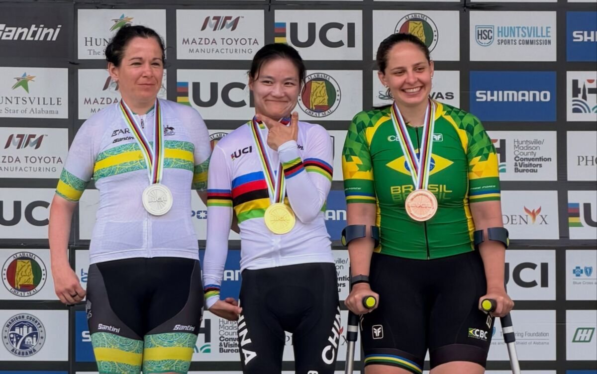 Paraciclismo brasileiro fecha Mundial em Huntsville com cinco medalhas no quadro geral