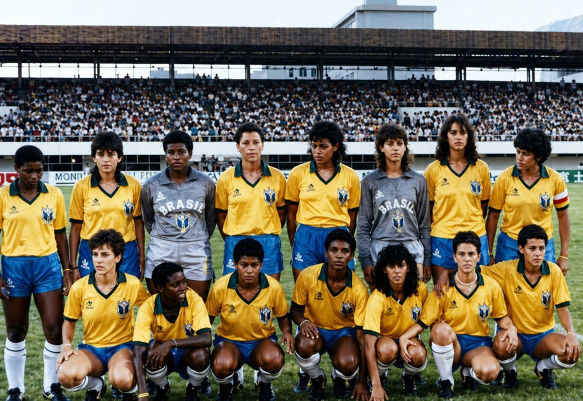 Pioneiras do futebol feminino ganham reconhecimento oficial no desfile de 7 de Setembro