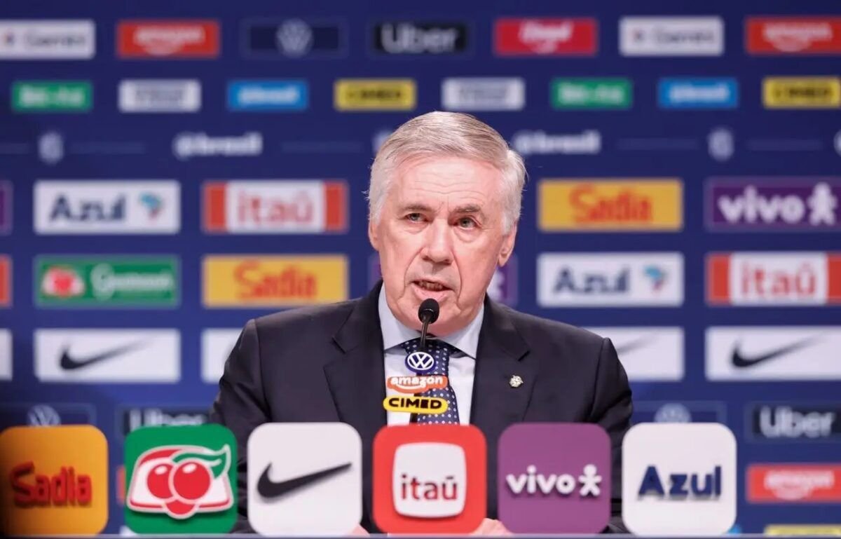 Carlo Ancelotti renova seleção brasileira com quatro estreantes para amistosos na Ásia