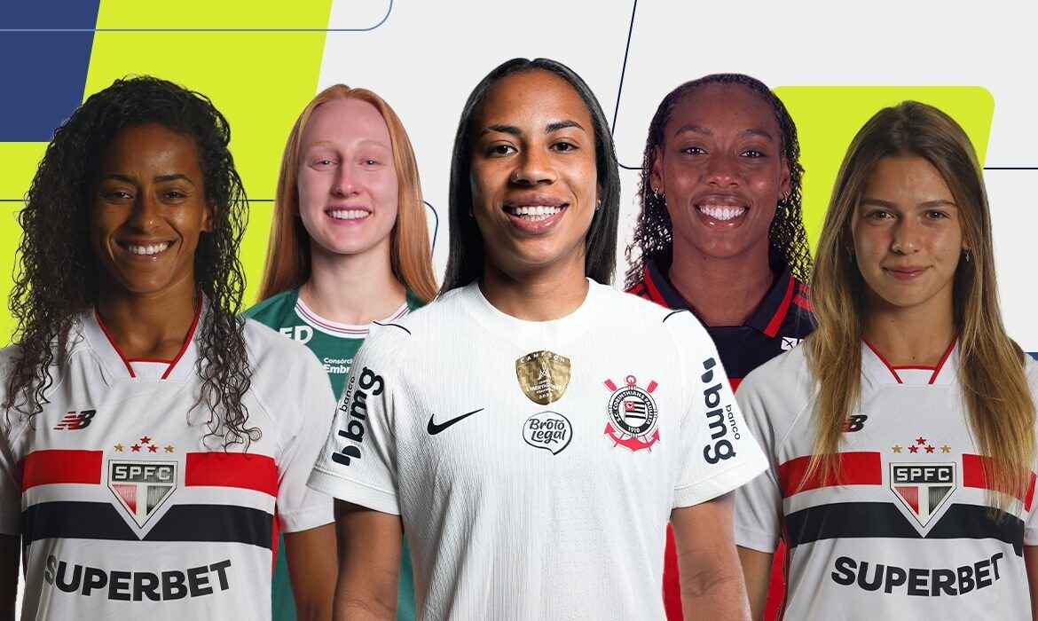 Carol Gil, Tayla e mais três nomes disputam vaga na zaga ideal do Prêmio TV Brasil Petrobras