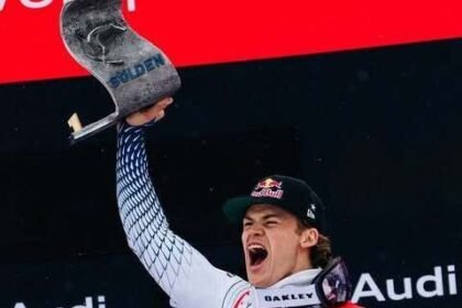 Lucas Pinheiro Braathen inicia temporada com vitória no slalom gigante em Sölden