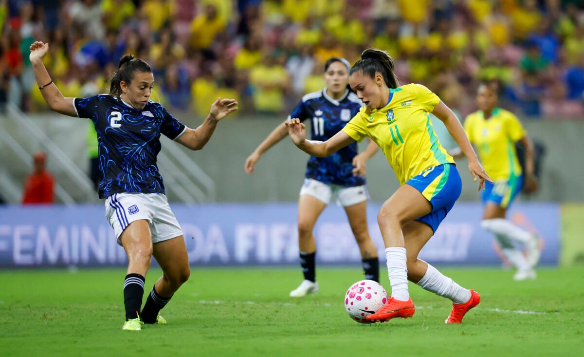 Seleção feminina fecha data Fifa com empate diante da Argentina em São Lourenço da Mata