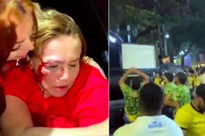 Vereadora Iara Pimentel é atingida por objetos durante ato político em Montes Claros